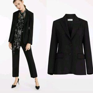 EUC MAXMARA Single-Breasted Notch Lapel Blazer